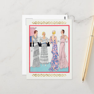 Carte Postale Quatre femmes par Dupouy-Magnin