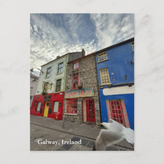 Carte Postale Quay Street dans le Quartier Latin, Galway Irlande
