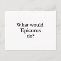 que ferait épicurus