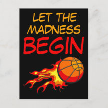 Que la folie commence, ballon de basket en flammes