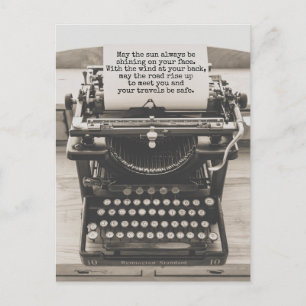 Carte Postale Que la route monte pour vous rencontrer - Voyage e