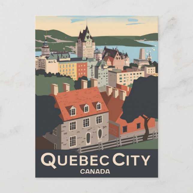 Carte Postale Québec Canada (Devant)