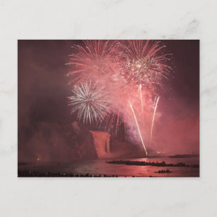 Carte Postale Québec, Québec, Canada. Feu d'artifice au Parc 2