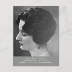 Carte Postale Queen Astrid of Belgium (Astrid of Sweden)