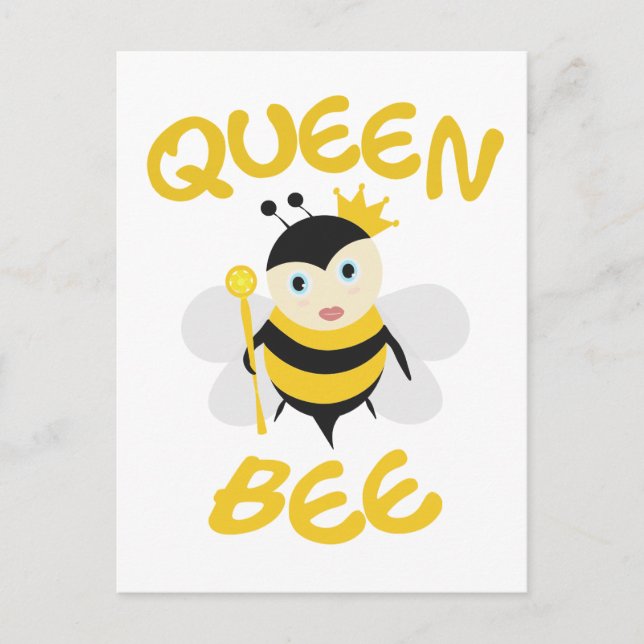 Carte Postale Queen Bee (Devant)