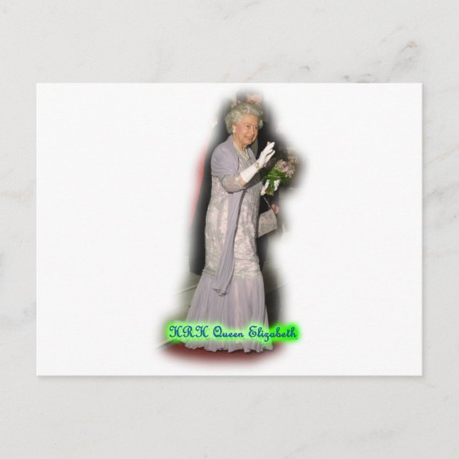 Carte Postale QUEEN Elizabeth (Devant)