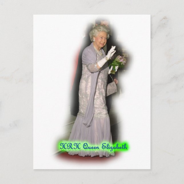 Carte Postale QUEEN Elizabeth (Devant)