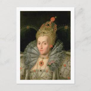 Carte Postale Queen Elizabeth I (portrait de bust length)