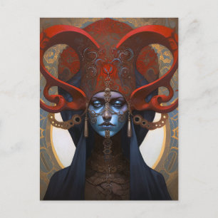 Carte Postale Queen Goddess Imaginaire Art