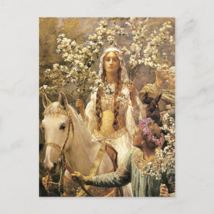 Carte postale Queen Guinevere Maying