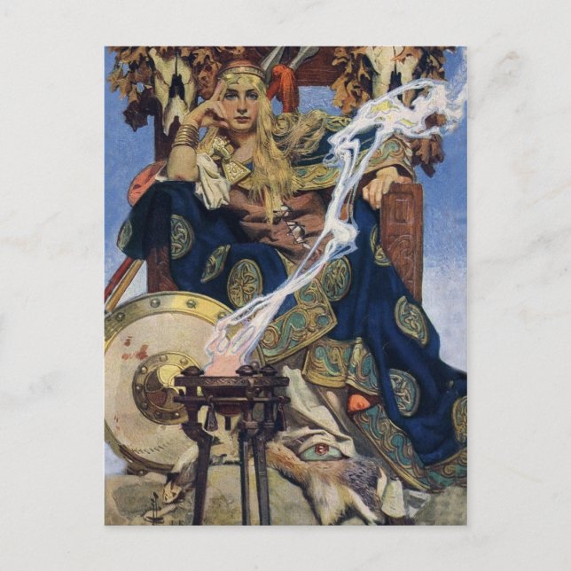 Carte Postale Queen Maeve Warrior Princess Imaginaire Art (Devant)