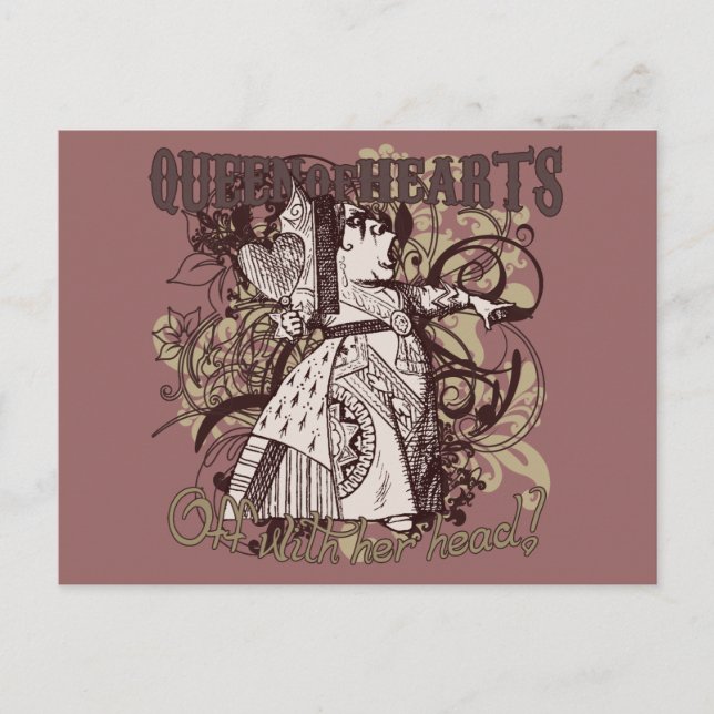 Carte Postale Queen of Hearts Style carnivale (Devant)