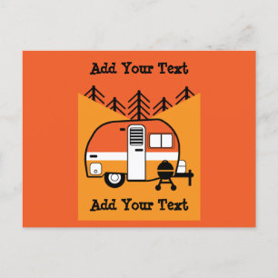 Carte Postale Queen of the Camper - Drôle Camping RV