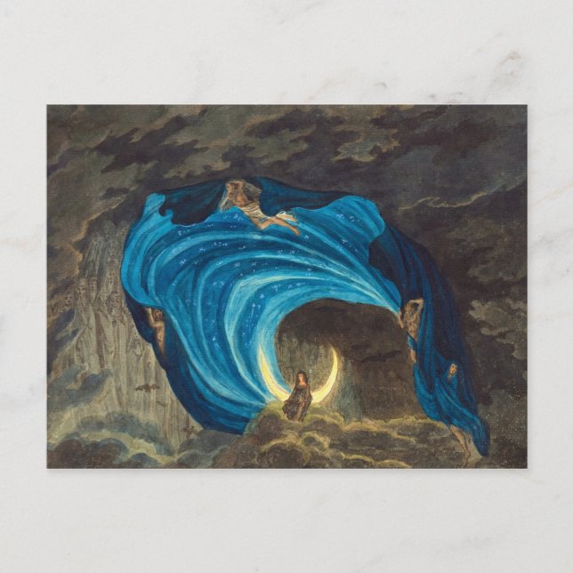 Carte Postale Queen of the Night Scene by Simon Quaglio (Devant)