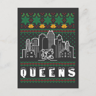 Carte Postale Queens New York Mauvais Noël