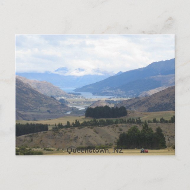 Carte postale Queenstown Nouvelle-Zélande (Devant)