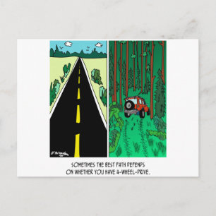 Carte Postale Quel Chemin Prendrez-Vous ?
