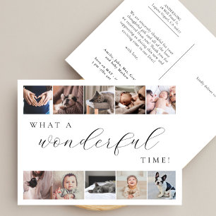 Carte Postale Quel merveilleux temps Multi Photo Minimal Nouveau