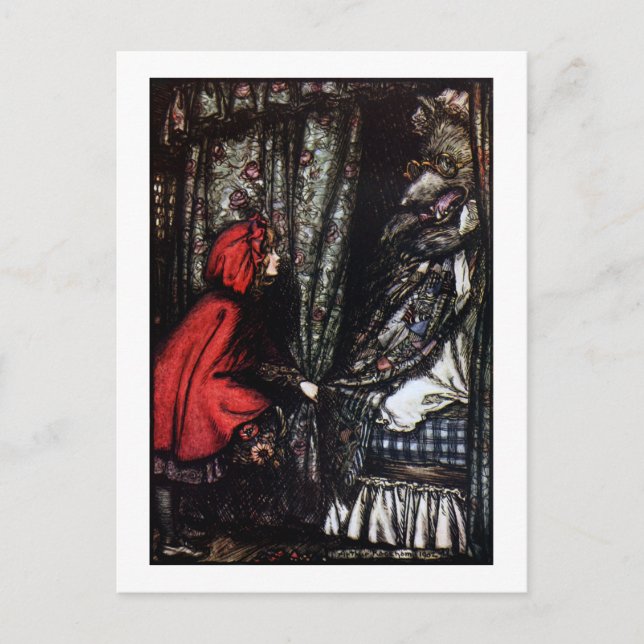 Carte Postale Quelles grandes dents vous avez (Devant)