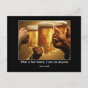 Carte postale Quelques bières