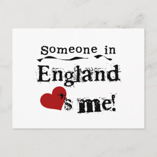 Carte Postale Quelqu'Un En Angleterre M'Aime