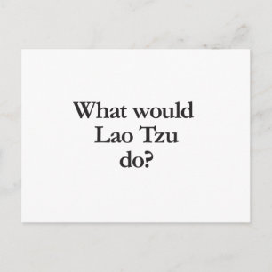 Carte Postale qu'est-ce que le lao tzu