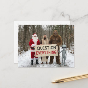 Carte postale Questionner tout