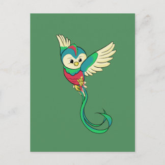 Carte Postale Quetzal coloré !