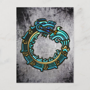 Carte Postale Quetzalcoatl turquoise