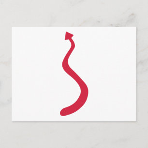 Carte Postale queue de diable rouge