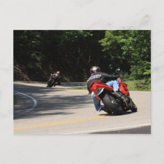 Carte Postale Queue du dragon, US129, 11 milles, 318 courbes