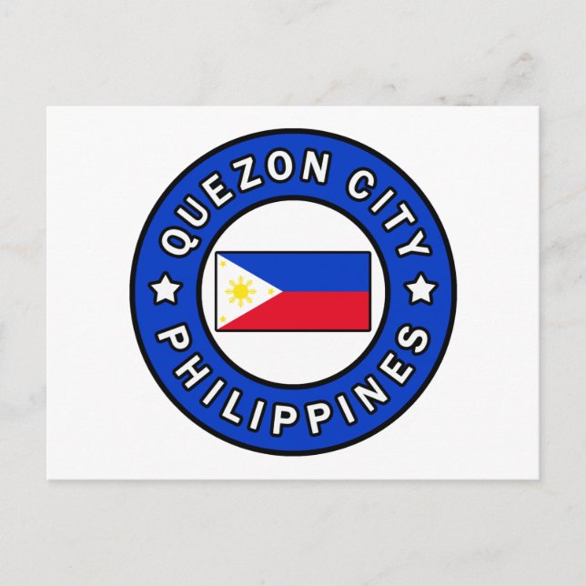 Carte Postale Quezon City Philippines (Devant)