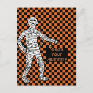 Carte Postale Qui est ton Halloween de maman ?