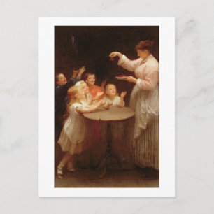 Carte Postale "Qui parle en premier ?" (huile sur toile)