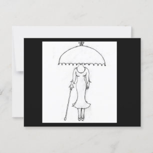 Carte Postale - Qui Portez-Vous ? Avec enveloppe