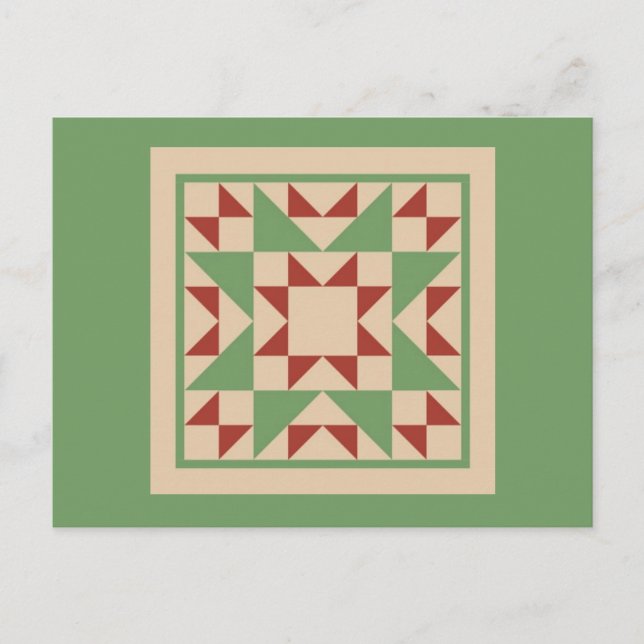 Carte Postale Quilt - Blocs Fellow (Devant)