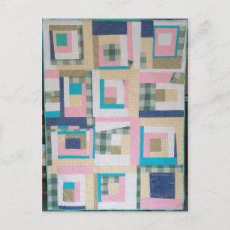Carte Postale Quilt Cabine de journal inapproprié