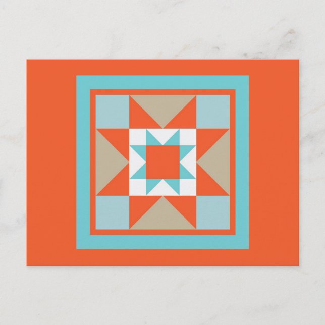 Carte postale Quilt - Martha Washington Star (Devant)