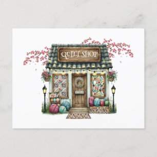 CARTE Postale QUILT SHOP
