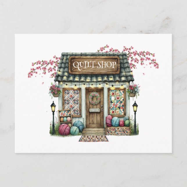 CARTE Postale QUILT SHOP (Devant)