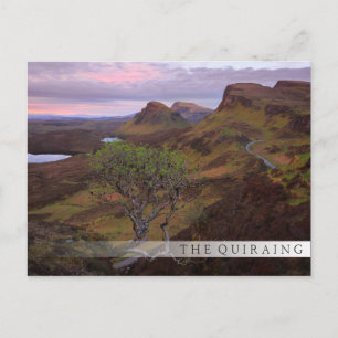 Carte Postale Quirak paysage de lever du soleil sur Skye