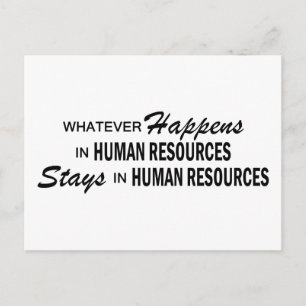 Carte Postale Quoi qu'il arrive - Ressources humaines