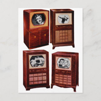 Carte Postale qu'y a-t-il à la télévision 1951