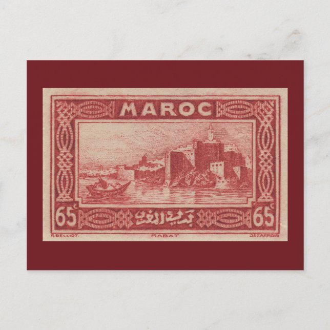 Carte Postale Rabat, Morocco (Devant)