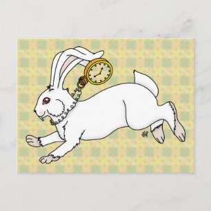 Carte postale Rabbit blanc