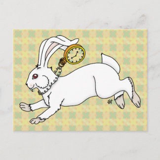 Carte postale Rabbit blanc
