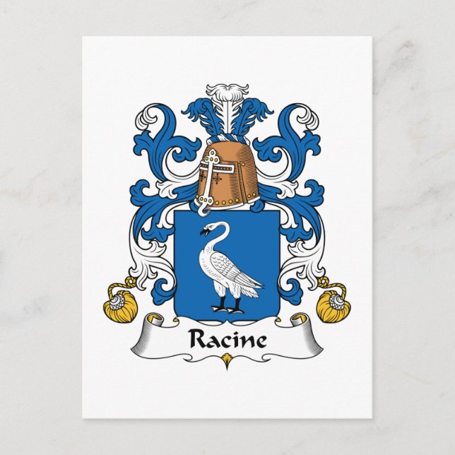Carte Postale Racine Famille Crest (Devant)