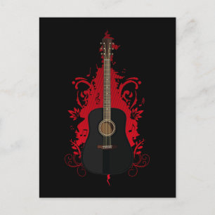 Carte Postale Rad Guitare