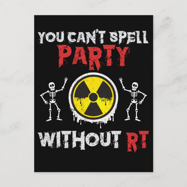 Carte Postale Rad Tech Humour Funny Radiologiste Xray (Devant)