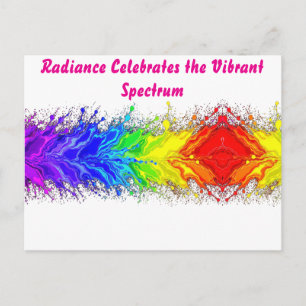 Carte Postale « Radiance » – Un motif de fierté abstrait 